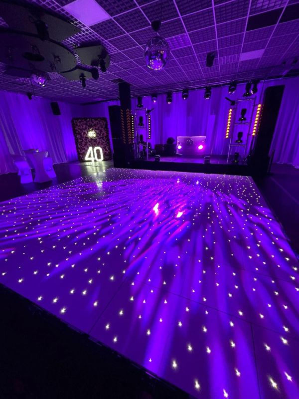 LED Sparkle Dance Floor Hire Ireland