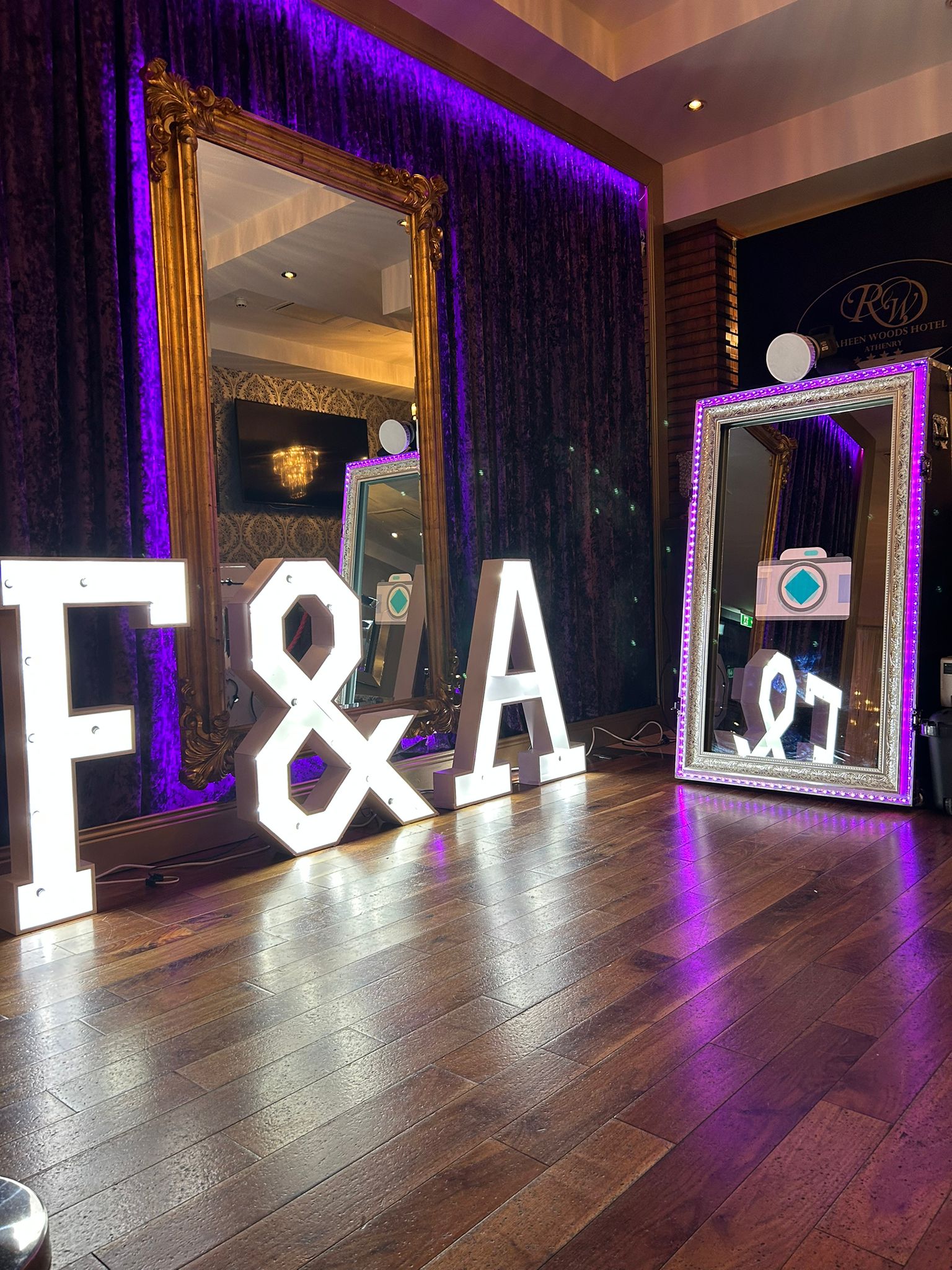 Light Up Letters for hire ireland