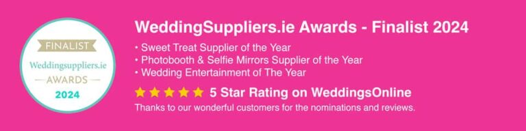 Image banner graphic for wedding supplier award